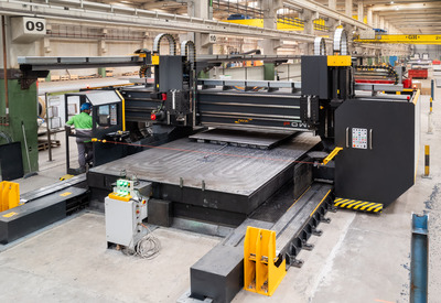 Tecoi TRF PowerDrive for kantbearbeiding av store stålplater